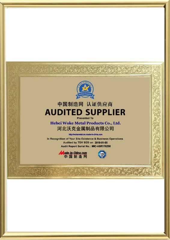 Proveedor auditado certificado por T&Uuml;V S&Uuml;D