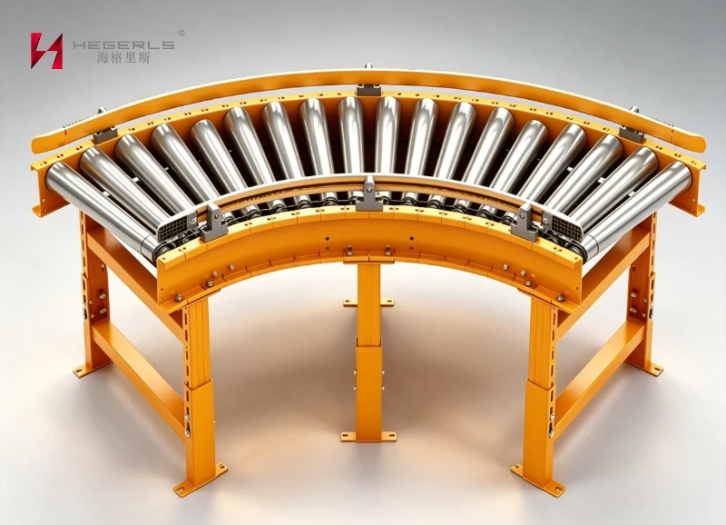 Sistema transportador de rodillos HEGERLS