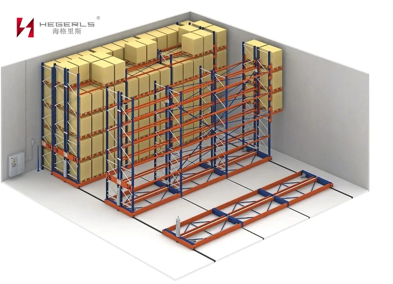 Sistema de estanter&iacute;as m&oacute;viles HEGERLS