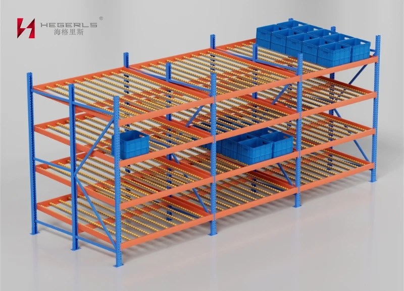 Sistema de estanter&iacute;as de flujo de cart&oacute;n HEGERLS