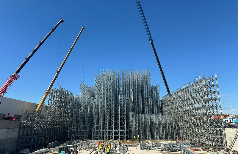 Proyecto de almac&eacute;n automatizado con bastidor para la industria del neum&aacute;tico en Marruecos